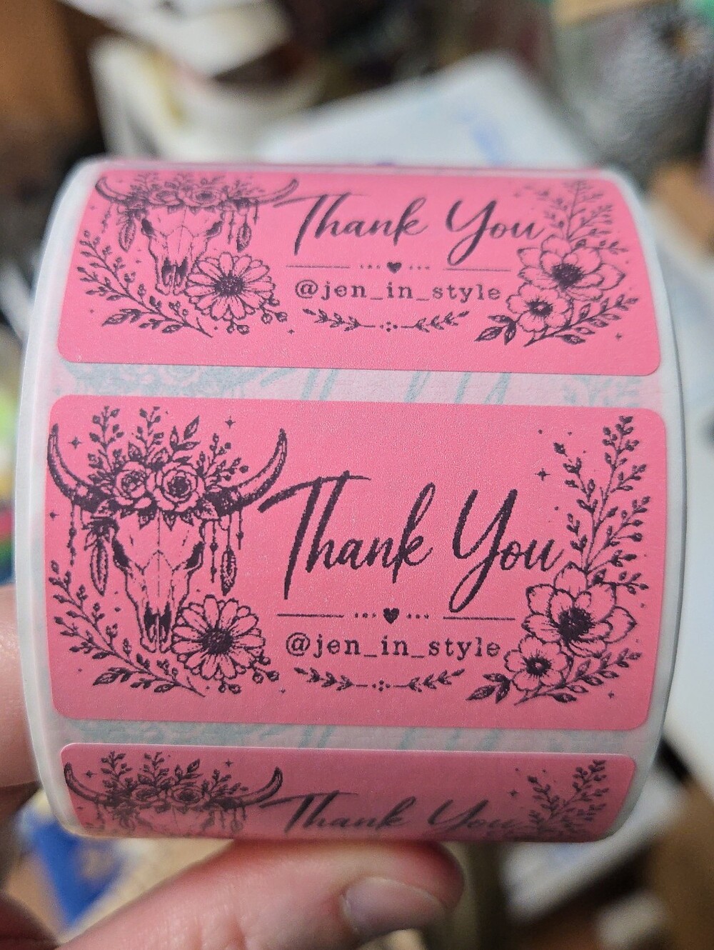 BUY NOW! Custom 100 Thermal Labels Available in Different Colors  "2.25x1.25" - Picture 2 of 16